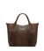 Leather color embossed texture leather tote bag