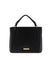 Black grained leather bag