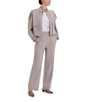 Giacca oversize beige