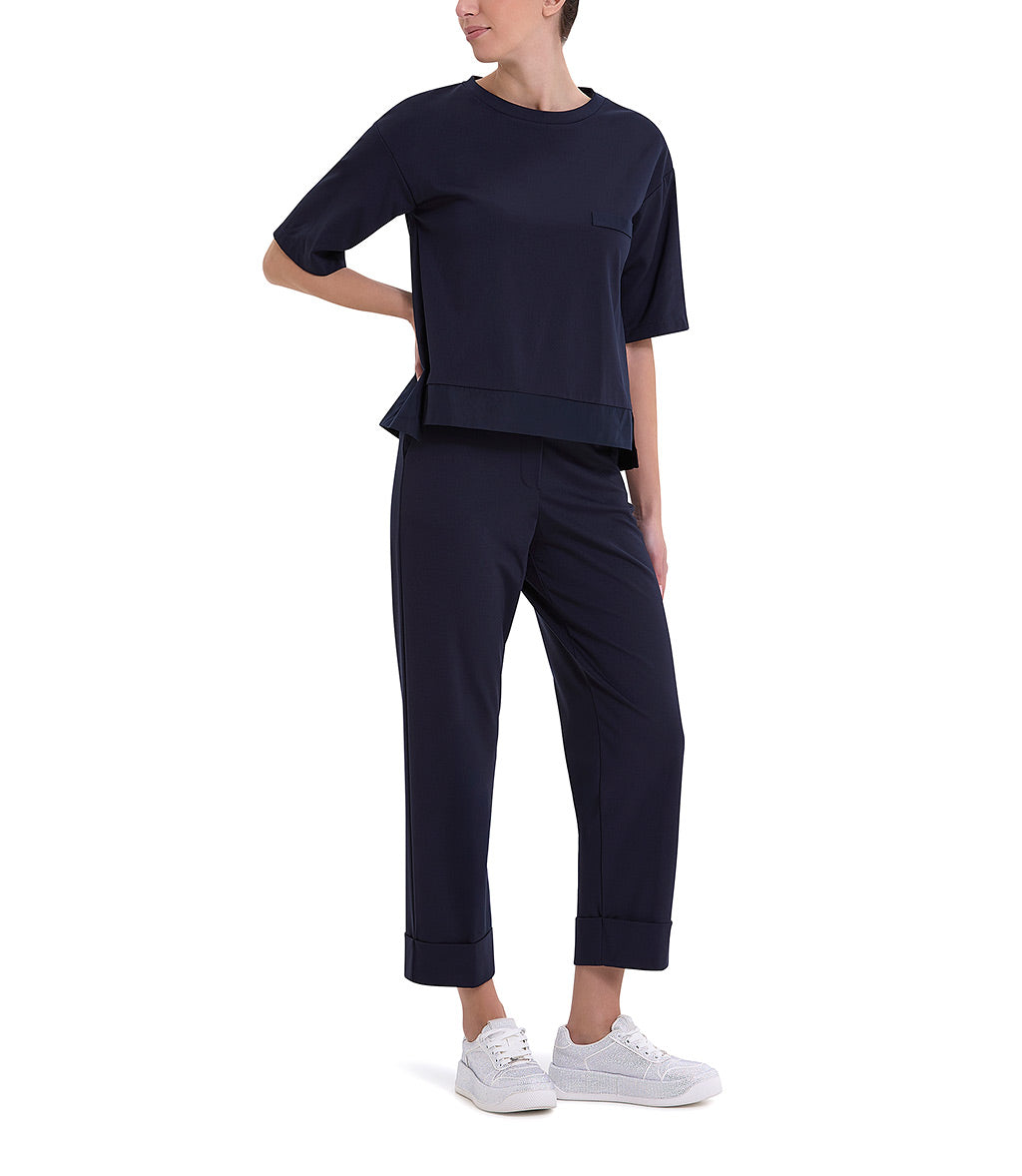 Blusa svasata blu