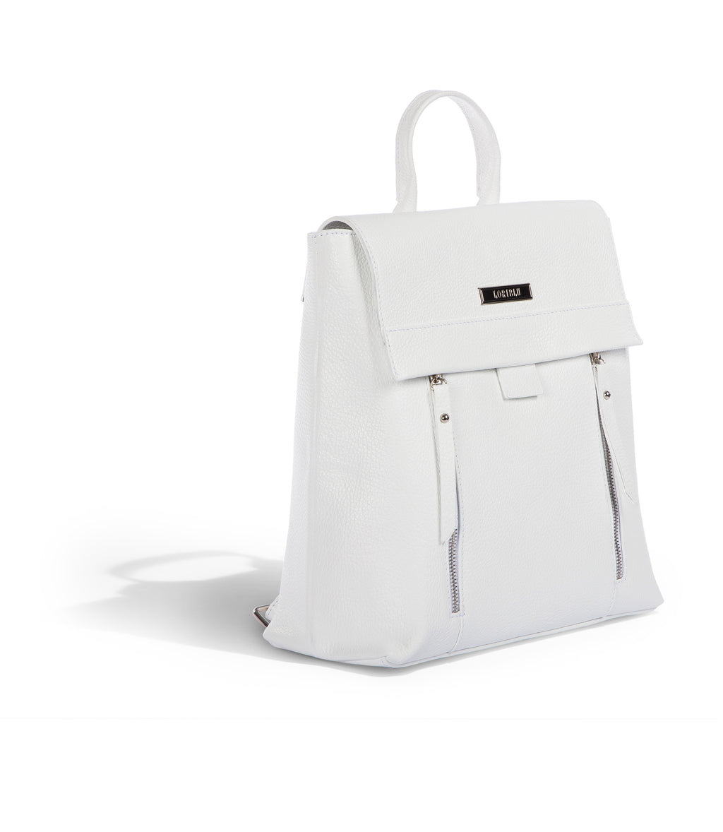 Off white best sale leather backpack